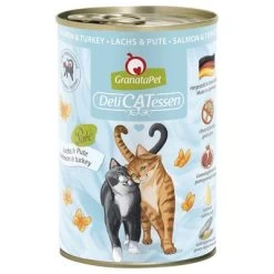 GranataPet DeliCatessen 6 X 400 G -Trixie Ventas 101602 pla granatapet delicatessen lachs pute 400 hs 01g 2