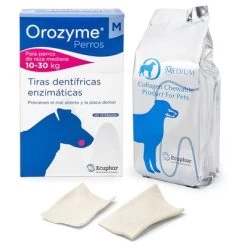 Orozyme Tiras Dentífricas Para Perros -Trixie Ventas 104410 pla orozyme strips mediumdogs hs 01 0