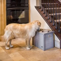 Contenedor De Pienso Con Comederos Kerbl Pet EcoFLEX® Para Perros -Trixie Ventas 106300 kerbl ecoflex futterbar gray hs 13 4