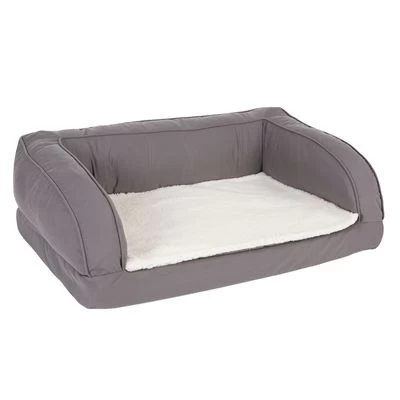 Cama Ortopédica Gris Para Perros 2 Cama Ortopédica Gris Para Perros - Imagen 2