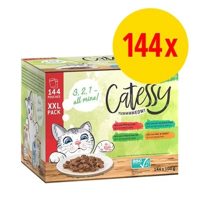 Catessy Bocaditos En Salsa O Gelatina 144 X 100 G - Pack Mixto XXL 1 Catessy Bocaditos En Salsa O Gelatina 144 X 100 G - Pack Mixto XXL