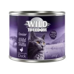 Wild Freedom Senior Wild Hills Con Pato Y Pollo En Latas