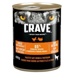 Crave Adult 6 X 400 G Para Perros 22 Crave Adult 6 X 400 G Para Perros -Trixie Ventas 127996 pla crave pastete adult huhntruthahn 400g 0