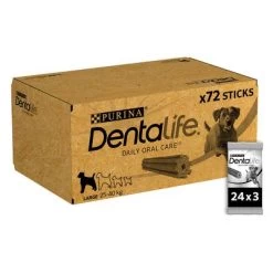 PURINA Dentalife Snacks Dentales Para Perros Grandes (25-40 Kg) -Trixie Ventas 130100 nestle ger main dc purina dentalife t gliche zahnpflege snacks f r gro e hunde x72 sticks hs 06 6