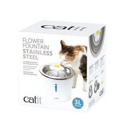 Bebedero Fuente Catit Flower Fountain De Acero, 3 L 10 Bebedero Fuente Catit Flower Fountain De Acero, 3 L -Trixie Ventas 135197 hagencontainer catit blumentrinkbrunnen edelstahl trinkbrunnen 3liter hs 02 1