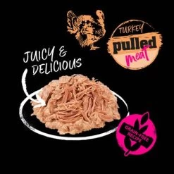 Tigeria Pulled Meat 48 X 85 G Comida Húmeda Para Gatos -Trixie Ventas 135598 tigeria pulledmeat pute hs 7