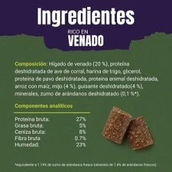 PURINA Adventuros Rico En Venado Con Granos Ancestrales -Trixie Ventas 142397 adventuros hundesnacks venison es 120g hs 04 9