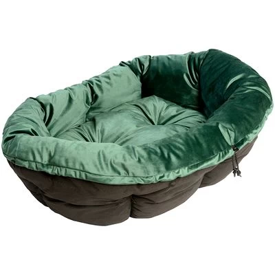 Cesta Ferplast Siesta Deluxe Negra Con Funda Sofá Aterciopelada Verde 12 Cesta Ferplast Siesta Deluxe Negra Con Funda Sofá Aterciopelada Verde - Imagen 12