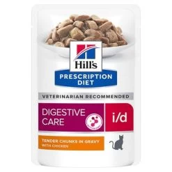 Hill's I/d Prescription Diet Sobres Comida Húmeda Para Gatos -Trixie Ventas 186499 pla hills prescriptiondiet id digestivecare hs 01 6