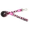 Correa Corta Max & Molly Leopard Pink Para Perros