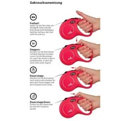 Correa Extensible Flexi New Classic Con Cinta De 5 M -Trixie Ventas 198003 flexi new classic gurt leine s schwarz hs5 5