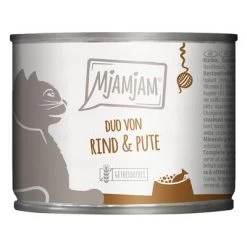 MjAMjAM Comida Húmeda Para Gatos 6 X 200 G - Pack Mixto 24 MjAMjAM Comida Húmeda Para Gatos 6 X 200 G - Pack Mixto -Trixie Ventas 1 363698 pla mjamjam duo leckeres rind gutepute gedmpftem kurbis 200g hs 01 2