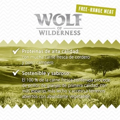 Wolf Of Wilderness Free Range Senior 6 X 400 G 6 Wolf Of Wilderness Free Range Senior 6 X 400 G - Imagen 6