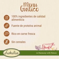 Lukullus Menú Gustico 24 X 400 G - Pack Ahorro 10 Lukullus Menú Gustico 24 X 400 G - Pack Ahorro -Trixie Ventas 2022 12 lukullus benefits menugustico 1000x1000 de 9