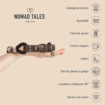 Collar Nomad Tales Spirit ébano Para Perros 3 Collar Nomad Tales Spirit ébano Para Perros - Imagen 3