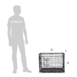 Jaula De Interior HAFENBANDE Twin Door -Trixie Ventas 203978 waagen schmitt hafenbande zimmerkaefig twindoor small hs 01 1