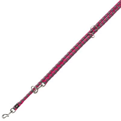 Correa Ajustable Trixie Cavo Fucsia Y Grafito Para Perros 3 Correa Ajustable Trixie Cavo Fucsia Y Grafito Para Perros - Imagen 3
