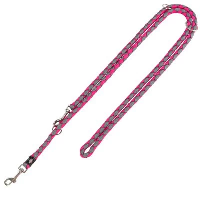 Correa Ajustable Trixie Cavo Fucsia Y Grafito Para Perros 2 Correa Ajustable Trixie Cavo Fucsia Y Grafito Para Perros - Imagen 2