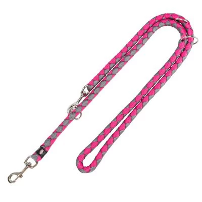 Correa Ajustable Trixie Cavo Fucsia Y Grafito Para Perros 1 Correa Ajustable Trixie Cavo Fucsia Y Grafito Para Perros