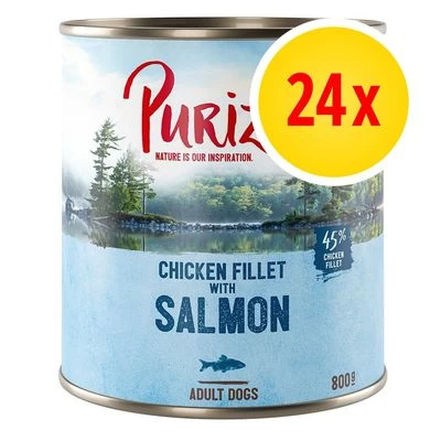 Purizon Adult 24 X 800 G Comida Húmeda Sin Cereales Para Perros 1 Purizon Adult 24 X 800 G Comida Húmeda Sin Cereales Para Perros