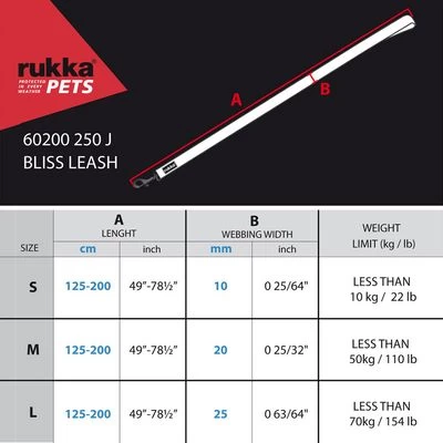 Correa Rukka® Bliss, Negra 2 Correa Rukka® Bliss, Negra - Imagen 2