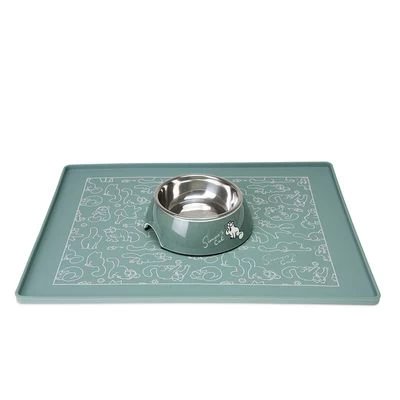 Alfombrilla Para Comederos Simon's Cat Turquesa 2 Alfombrilla Para Comederos Simon's Cat Turquesa - Imagen 2