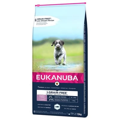 Eukanuba Grain Free Puppy Razas Grandes Con Salmón 2 Eukanuba Grain Free Puppy Razas Grandes Con Salmón - Imagen 2