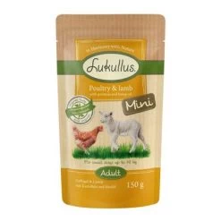 Lukullus Mini Sin Cereales 24 X 150 G - Pack Ahorro 7 Lukullus Mini Sin Cereales 24 X 150 G - Pack Ahorro -Trixie Ventas 264996 pla luk mini poultrylamb 6x150g 6