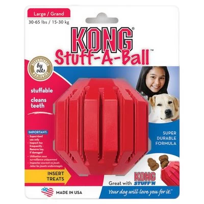 KONG Stuff-A-Ball Juguete Dental Para Perros 1 KONG Stuff-A-Ball Juguete Dental Para Perros
