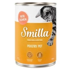 Smilla Tierna Ave 24 X 400 G - Pack Ahorro -Trixie Ventas 269013 pla smilla poultry pot salmon 400g 0