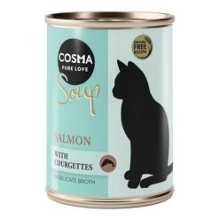 Cosma Soup Sopa Para Gatos 12 X 100 G - Pack Ahorro -Trixie Ventas 274517 pla cosma soup salmon 100g 1000x1000 0