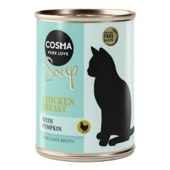 Cosma Soup Sopa Para Gatos 12 X 100 G - Pack Ahorro -Trixie Ventas 275396 pla cosma soup chicken 100g 1000x1000 8
