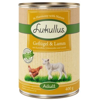 Lukullus Adult Sin Cereales 6 X 400 G 2 Lukullus Adult Sin Cereales 6 X 400 G - Imagen 2