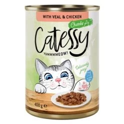 Catessy Bocaditos 12 X 400 G En Latas 20 Catessy Bocaditos 12 X 400 G En Latas -Trixie Ventas 28347 pla catessy gravy veal 400g 0