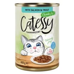 Catessy Bocaditos 12 X 400 G En Latas 24 Catessy Bocaditos 12 X 400 G En Latas -Trixie Ventas 28349 pla catessy gravy salmon 400g 1