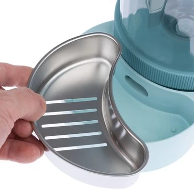 TIAKI Tolva Para Pienso Y Agua, Azul Claro Para Mascotas 12 TIAKI Tolva Para Pienso Y Agua, Azul Claro Para Mascotas - Imagen 12