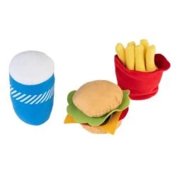 Menú De Hamburguesa Squeaky Juguete Para Perros 21 Menú De Hamburguesa Squeaky Juguete Para Perros -Trixie Ventas 309997 hundespielzeug squeaky burguermenu hs 03 8
