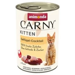 Animonda Carny Kitten 6 / 12 X 400 G 10 Animonda Carny Kitten 6 / 12 X 400 G -Trixie Ventas 311403 pla carny kitten gefluegel coctail 400g hs 01 1