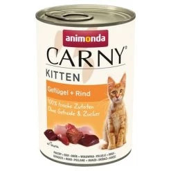 Animonda Carny Kitten 6 / 12 X 400 G 9 Animonda Carny Kitten 6 / 12 X 400 G -Trixie Ventas 311596 pla carny kitten gefluegel rind 400g hs 01 9