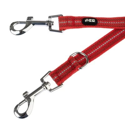 Correa Ajustable TIAKI Reflective Rubber Roja Para Perros 8 Correa Ajustable TIAKI Reflective Rubber Roja Para Perros - Imagen 8