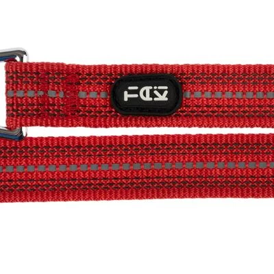 Correa Ajustable TIAKI Reflective Rubber Roja Para Perros 5 Correa Ajustable TIAKI Reflective Rubber Roja Para Perros - Imagen 5