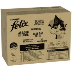 Jumbopack Felix Fantastic 120 X 85 G -Trixie Ventas 326501 pla nestle felix so gut wie es aussieht fischmixii 3