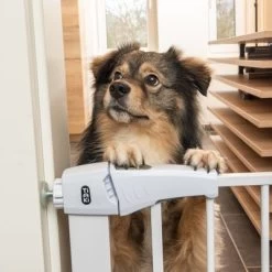 Barrera Blanca TIAKI Con 7 Cm De Extensión Para Perros -Trixie Ventas 334597 tiaki dog gate white fg 8198 1