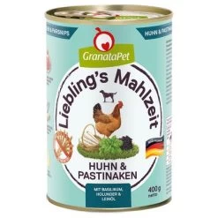 Granatapet Liebling's Mahlzeit 6 X 400 G 10 Granatapet Liebling's Mahlzeit 6 X 400 G -Trixie Ventas 362497 pla granatapet lieblings mahlzeit huhn pastinaken 6x400g hs 01 4