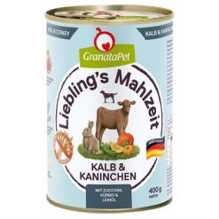 Granatapet Liebling's Mahlzeit 6 X 400 G 11 Granatapet Liebling's Mahlzeit 6 X 400 G -Trixie Ventas 362498 pla granatapet lieblings mahlzeit kalbkaninchen 6x400g hs 01 7