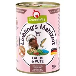 Granatapet Liebling's Mahlzeit 6 X 400 G 12 Granatapet Liebling's Mahlzeit 6 X 400 G -Trixie Ventas 362499 pla granatapet lieblings mahlzeit lachs pute 6x400g hs 01 4