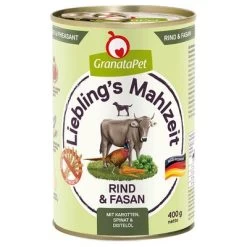 Granatapet Liebling's Mahlzeit 6 X 400 G 14 Granatapet Liebling's Mahlzeit 6 X 400 G -Trixie Ventas 362501 pla granatapet lieblings mahlzeit rindfasan 6x400g hs 01 4