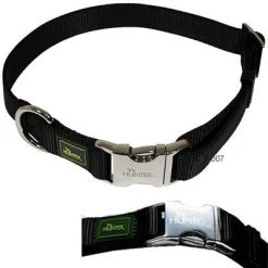 Collar Hunter Vario-Basic Alu-Strong Negro Para Perros 7 Collar Hunter Vario-Basic Alu-Strong Negro Para Perros -Trixie Ventas 36774 Hunter Halsband AluSt 1