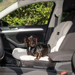 Asiento Para El Coche Nomad Tales Blush Para Perros, Beige 10 Asiento Para El Coche Nomad Tales Blush Para Perros, Beige -Trixie Ventas 376802 nt dog car seat fg 4824 8