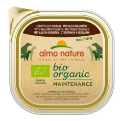 Almo Nature BioOrganic Maintenance 9 X 300 G 5 Almo Nature BioOrganic Maintenance 9 X 300 G -Trixie Ventas 43794 pla almo nature bio dog kalb gemuese 4